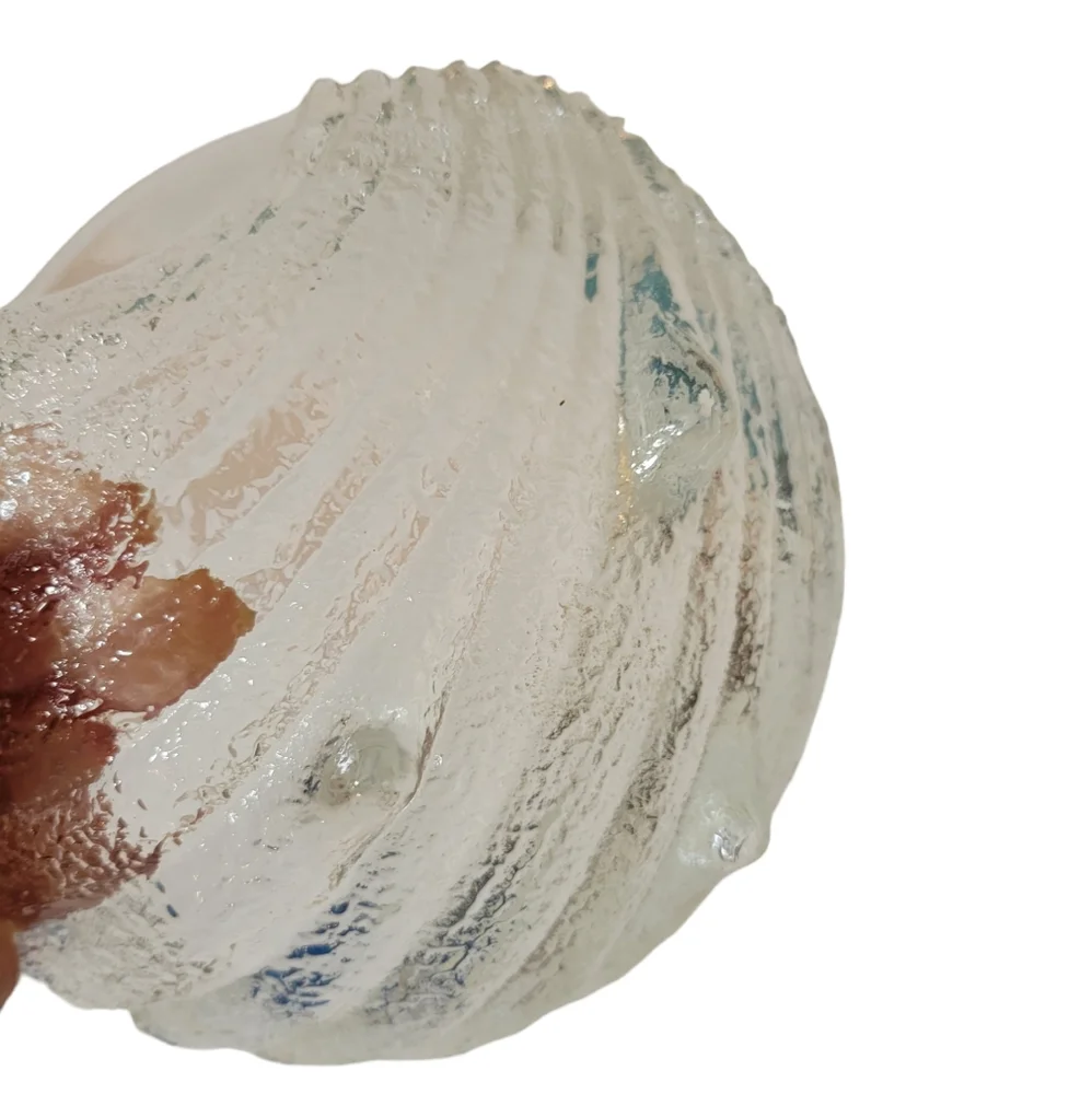 Vintage Footed Clam Shell Dish